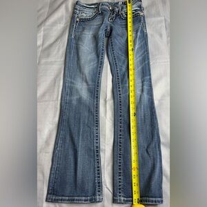 Miss Me Distressed Blue Skinny Jeans